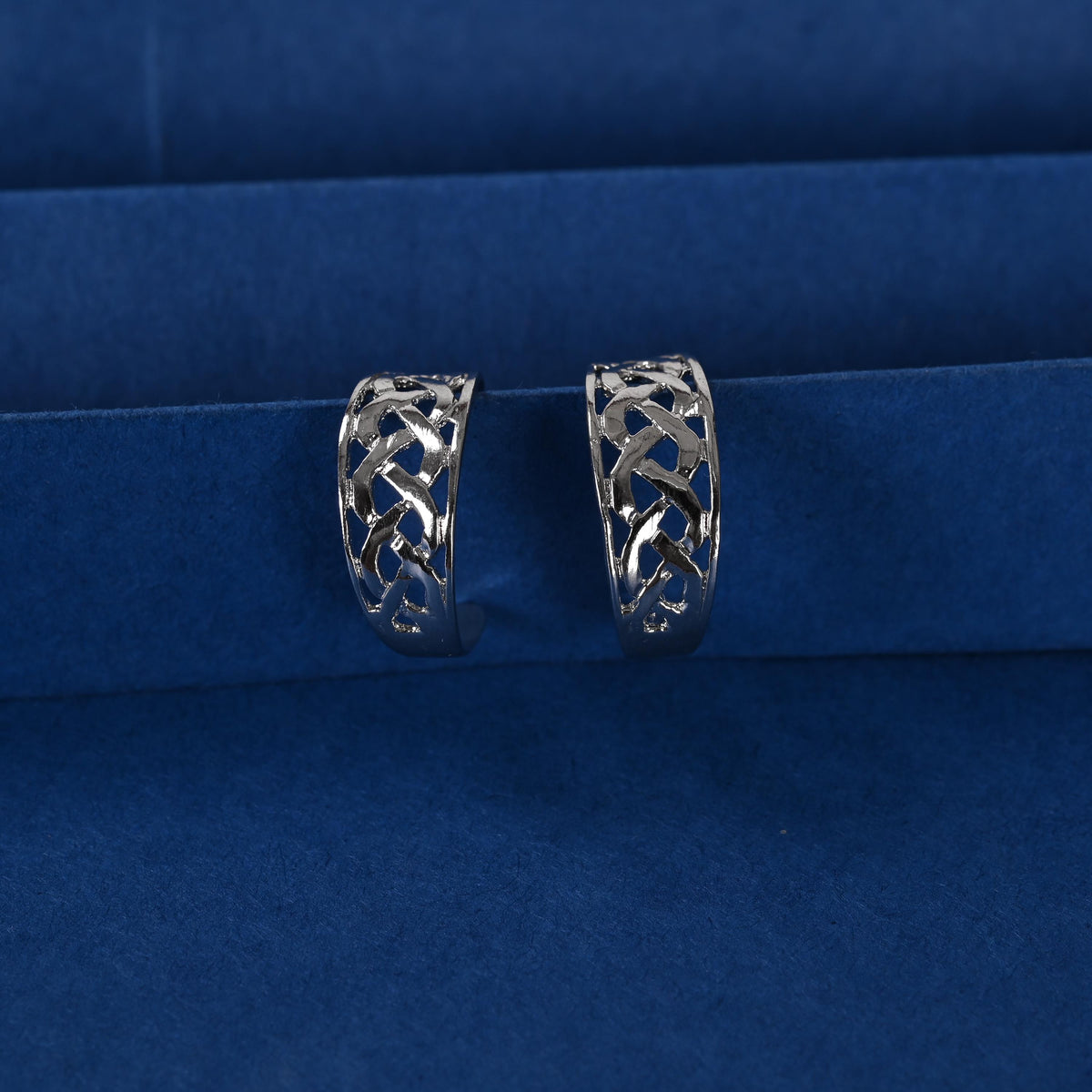 Gold Plated Silver Hoop Earrings: Brass Statement Jewelry