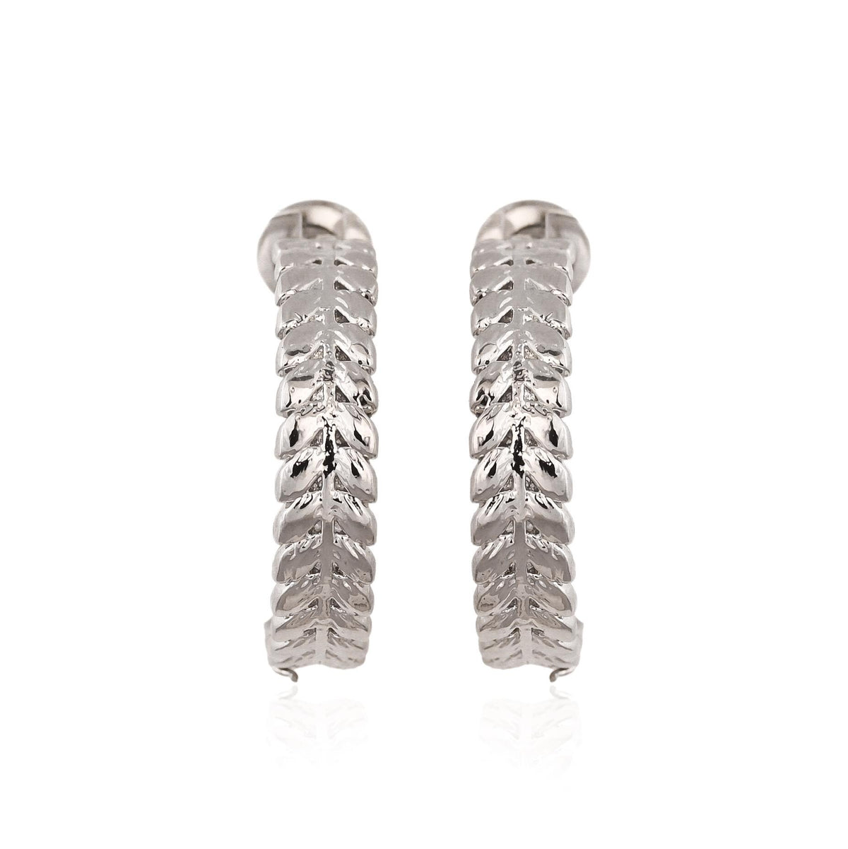 Gold and Silver Hoop Earrings: Brass Statement Jewelry