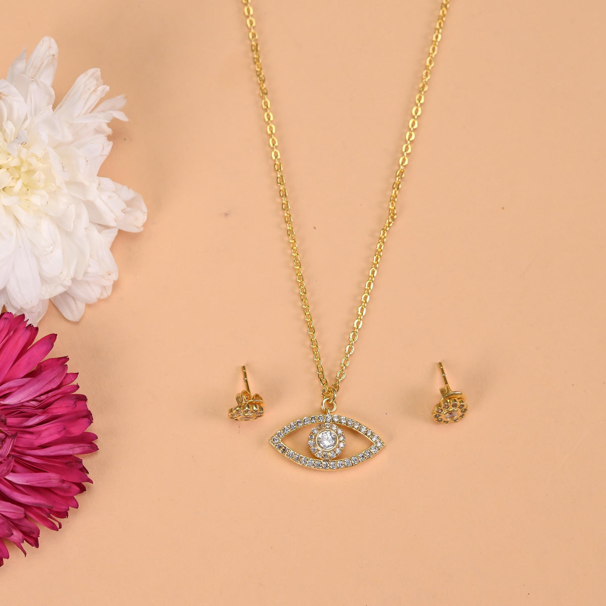 Custom Initial Necklace Personalized Gold-Plated Brass Jewelry