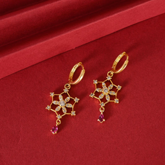 Gold, Silver Hoop Earrings for Women, Drop Earrings