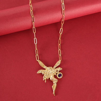 Custom Birthstone Necklace for Women and Girls