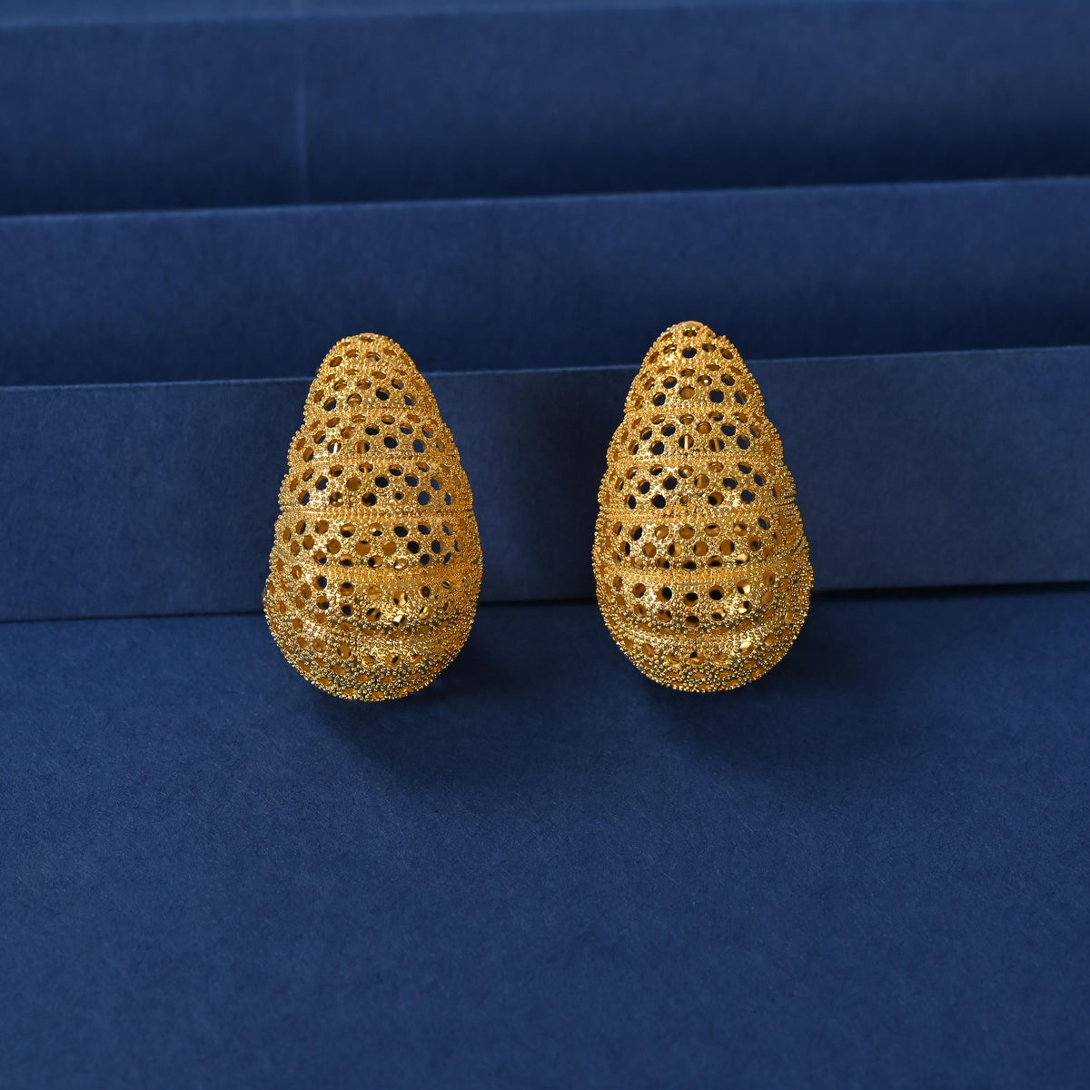 Gold Plated Hoop Earrings: Brass Statement Jewelry for Women and Girls