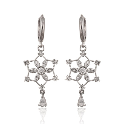 Gold, Silver Hoop Earrings for Women, Drop Earrings