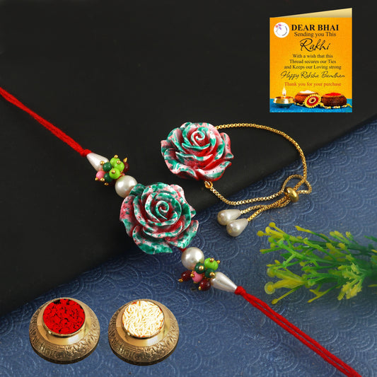 Tanusha Jewels Rakhi Gift Set for Raksha Bandhan