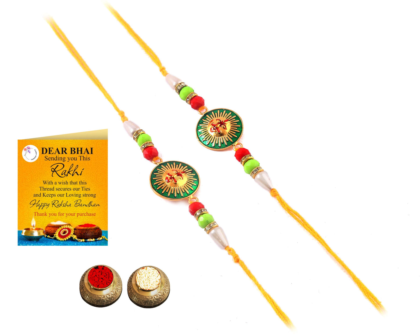 Tanusha Jewels Rakhi Set for Raksha Bandhan