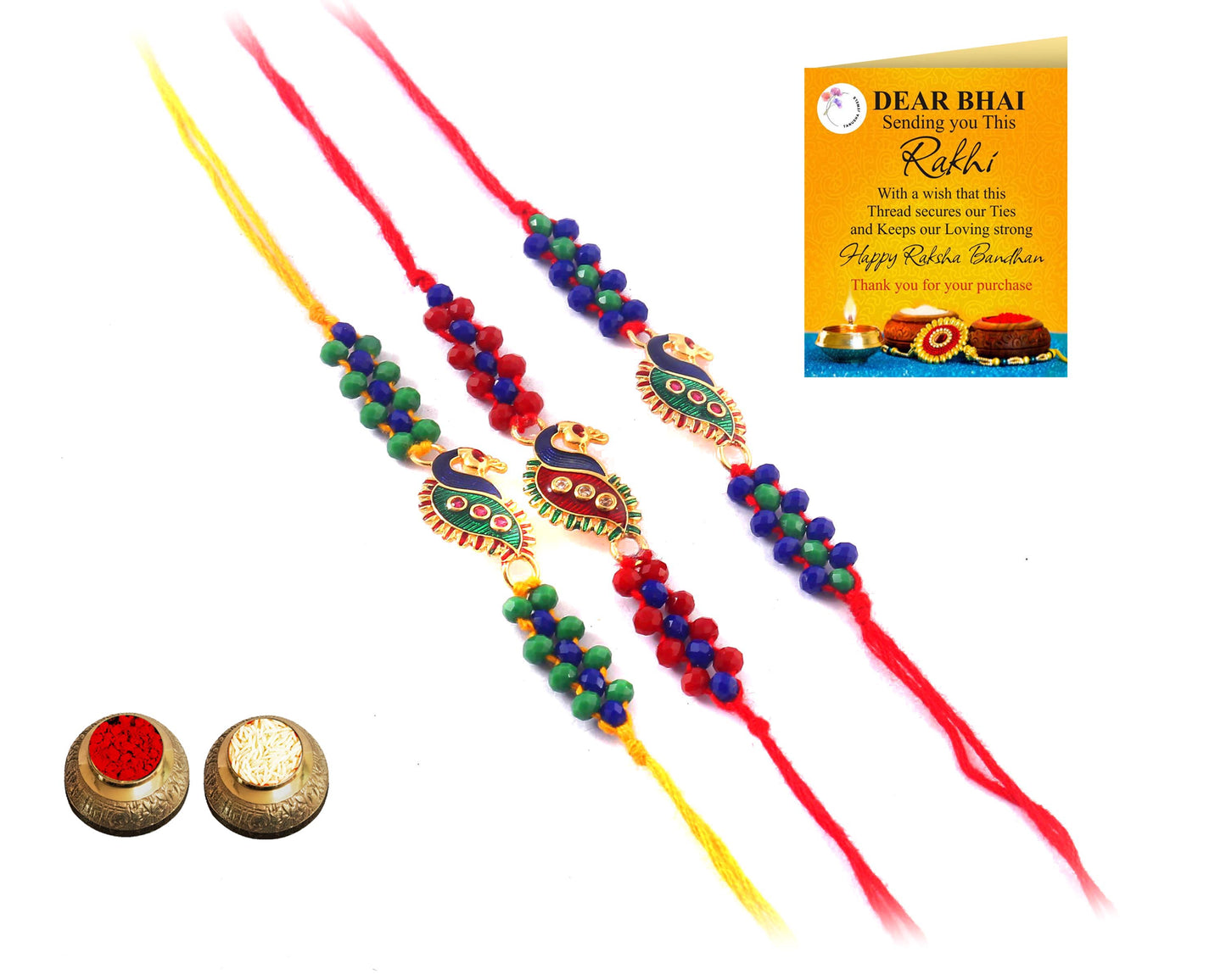 Tanusha Jewels Rakhi Set for Raksha Bandhan
