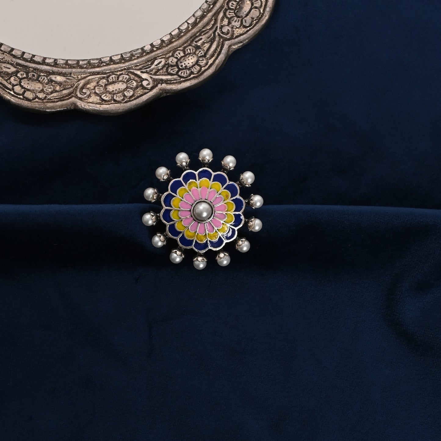 Tanusha Jewels Adjustable Statement Ring for Women and Girls