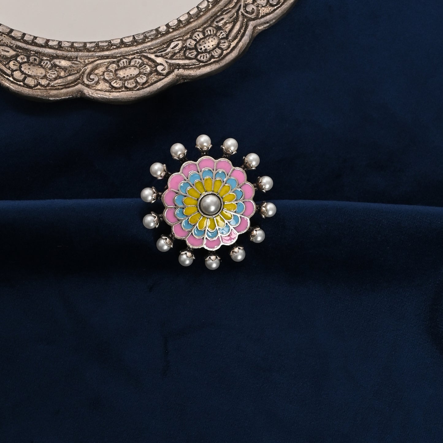 Tanusha Jewels Adjustable Statement Ring for Women and Girls / Pack of 1