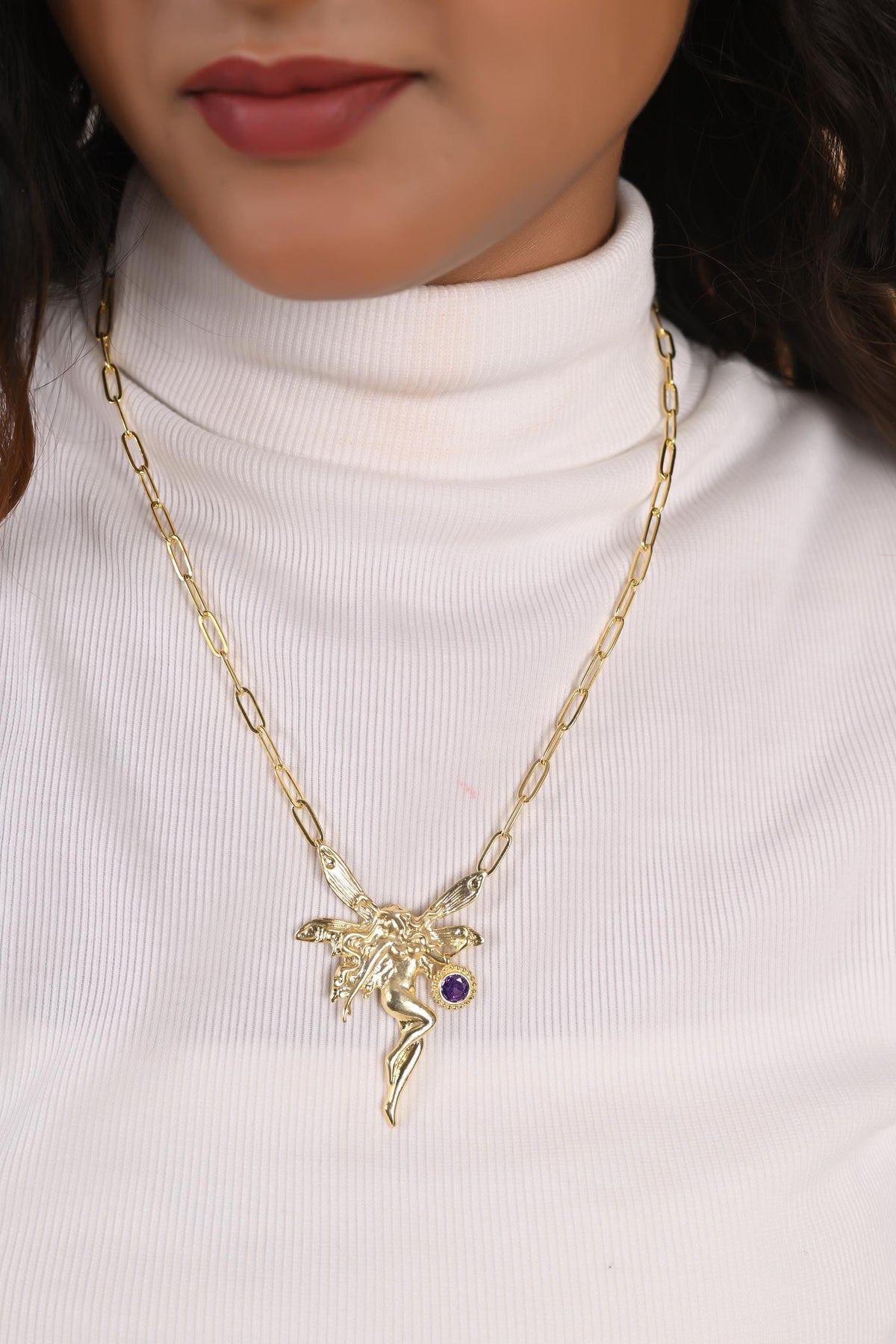 Custom Birthstone Necklace for Women and Girls