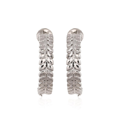Gold and Silver Hoop Earrings: Brass Statement Jewelry