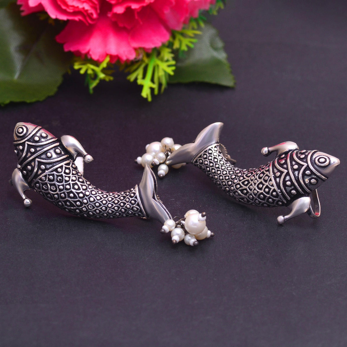 Silver Handmade Ear cuffs for womens, Earrings for her